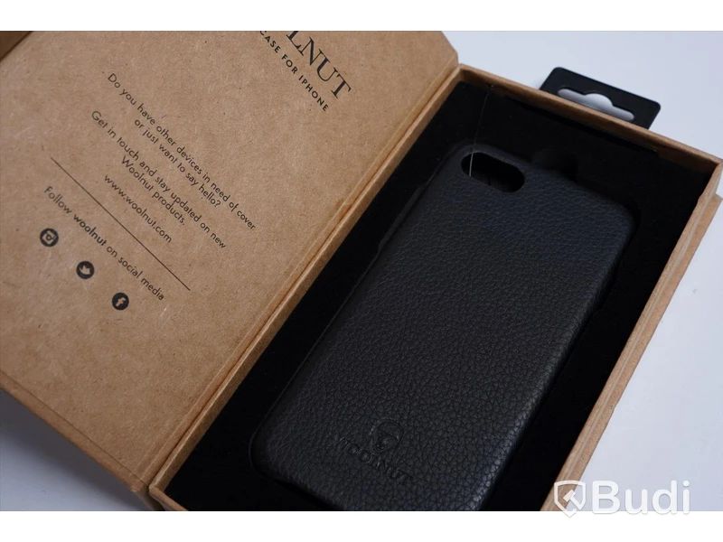 Mobilskal - 3 st. Woolnut, Leather case, iPhone SE, Black och Green. Ny, Obruten förpackning.
