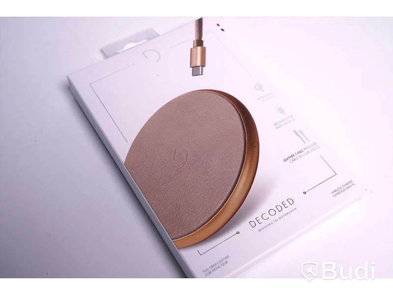 Mobilladdare trådlös - 3 st. Decoded, Gold - rose och Silver -Grey. Ny, Obruten förpackning.