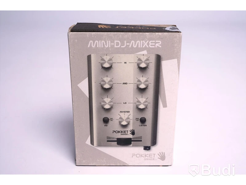 Mini-DJ-mixer - 3 st. Pokket mixer. Ny, Obruten förpackning.