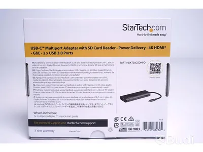 USB-C multiport adapter - StarTech. Ny, Obruten förpackning.