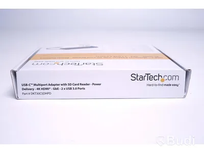 USB-C multiport adapter - StarTech. Ny, Obruten förpackning.
