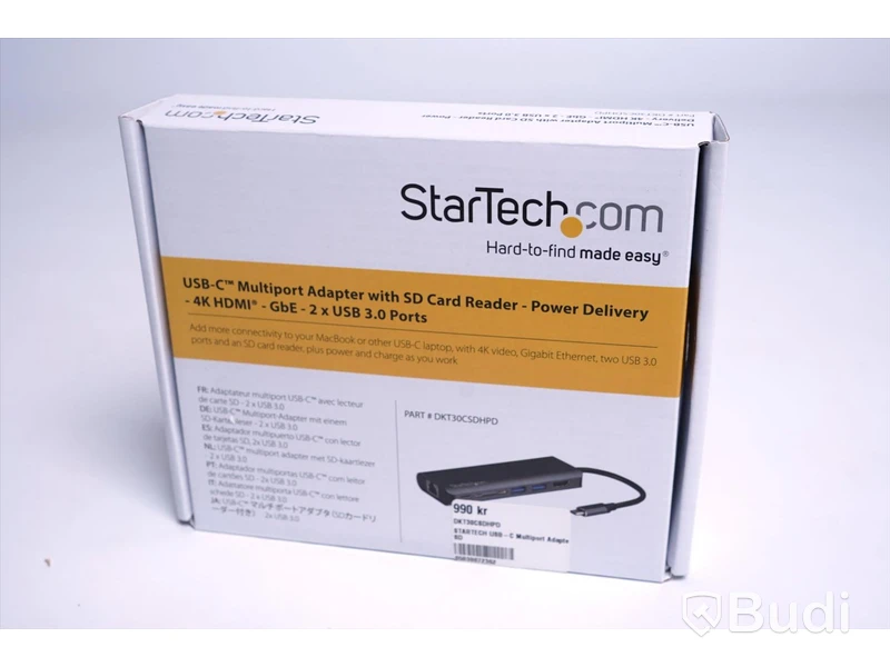 USB-C multiport adapter - StarTech. Ny, Obruten förpackning.