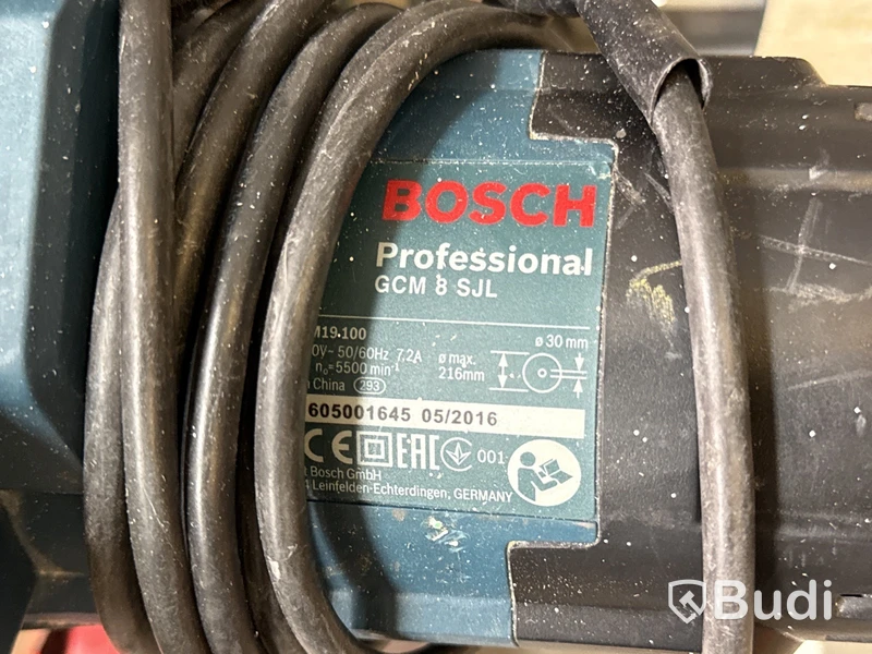 Kap- & gersåg Bosch GCM 8 SJL med stativ GTS 3800