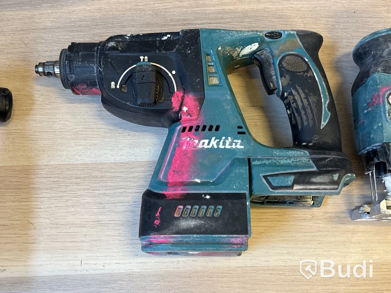 8 st batterimaskiner Makita