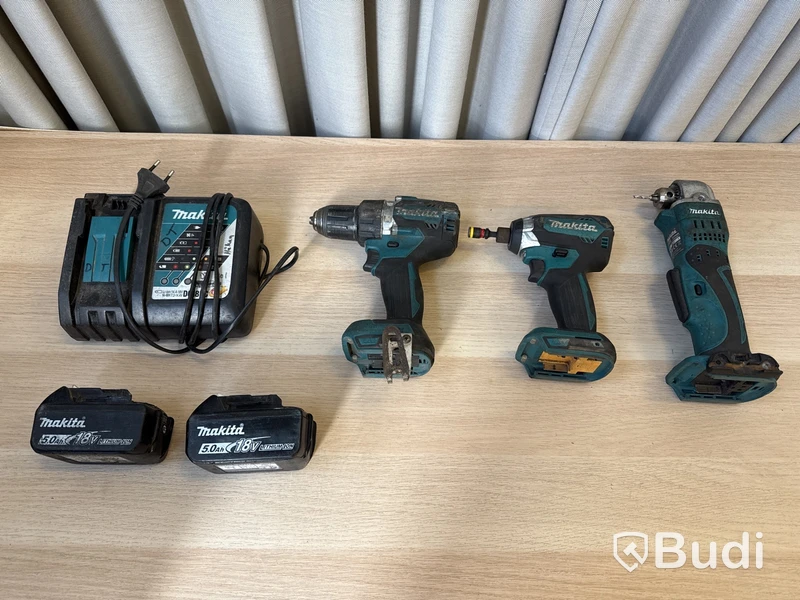 3 st batterimaskiner Makita