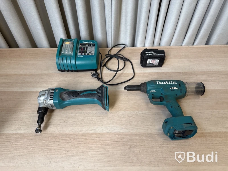 Nitpistol & plåtsax Makita