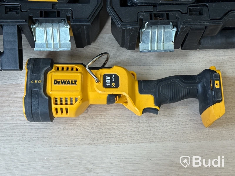5 st batterimaskiner Dewalt