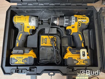 5 st batterimaskiner Dewalt