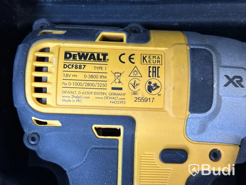 5 st batterimaskiner Dewalt