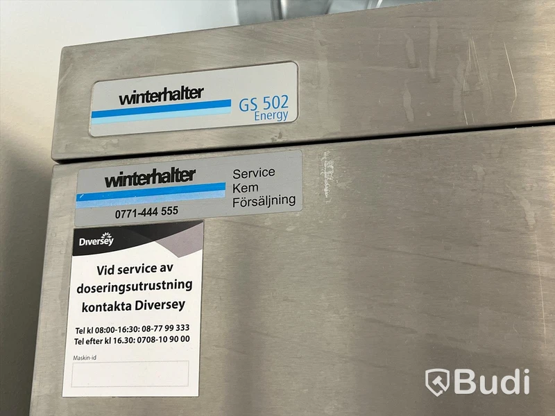 Diskmaskin och bänkar, Winterhalter