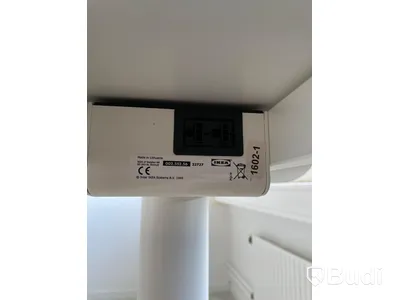 Elektriskt höj och sänkbart skrivbord vitt