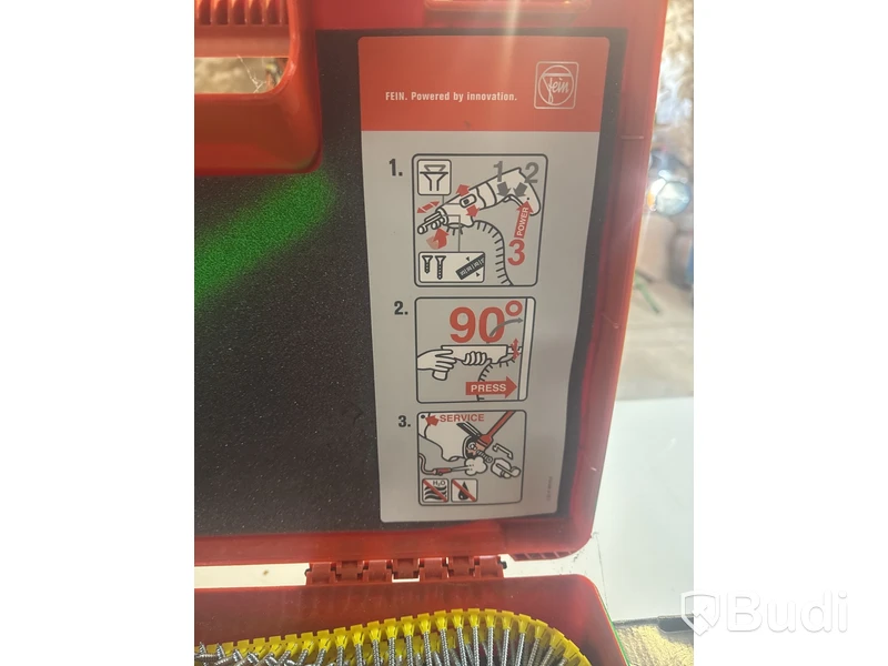 Fein automatskruvdragare med bandad skruv