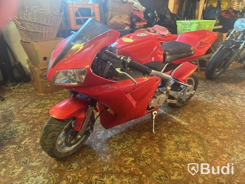 Minibike med ställ