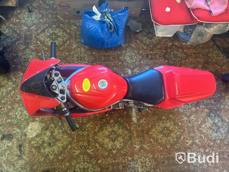 Minibike med ställ