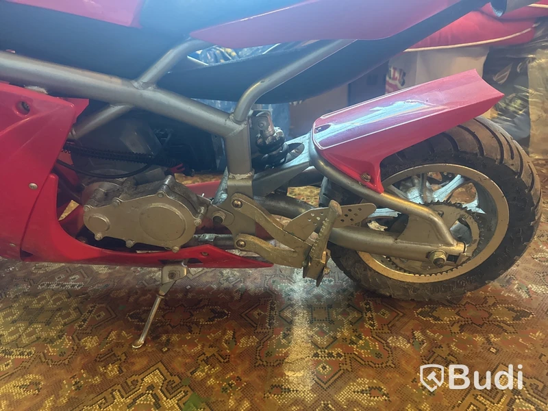 Minibike med ställ