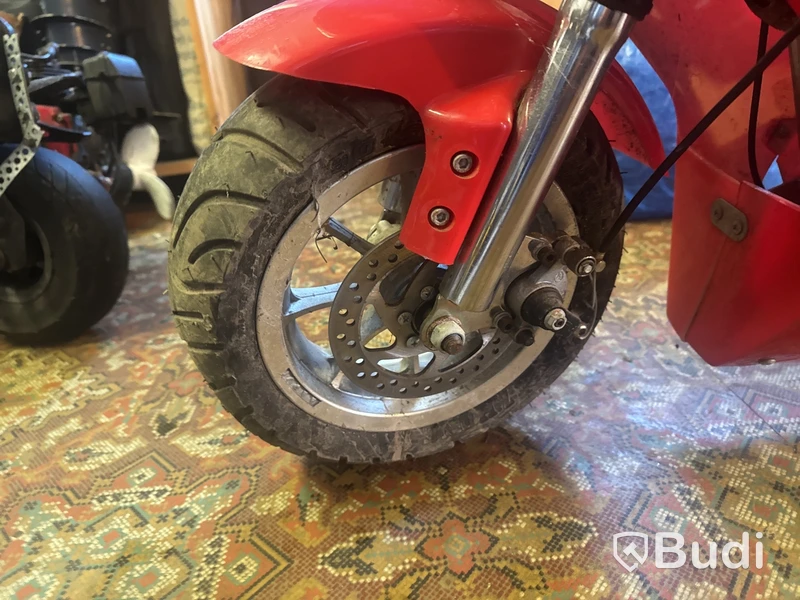 Minibike med ställ