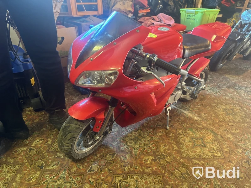 Minibike med ställ