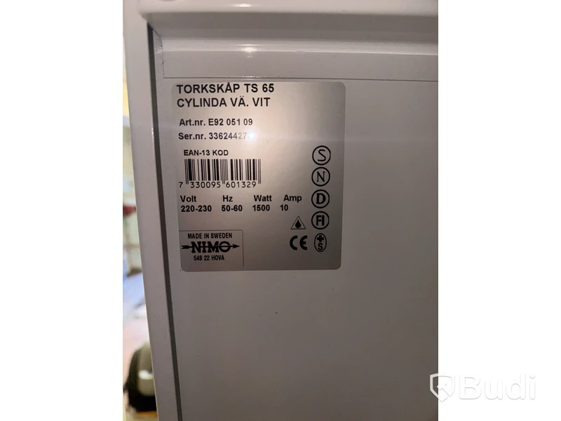 Torkskåp Cylinda