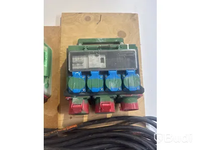 2 st undercentraler, 3 st  16 A kabel