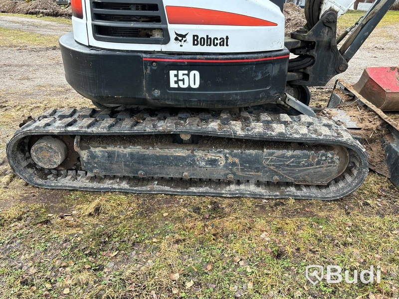 Bandgrävare Bobcat E50 med tiltrotator & redskap | 3989h | 2011