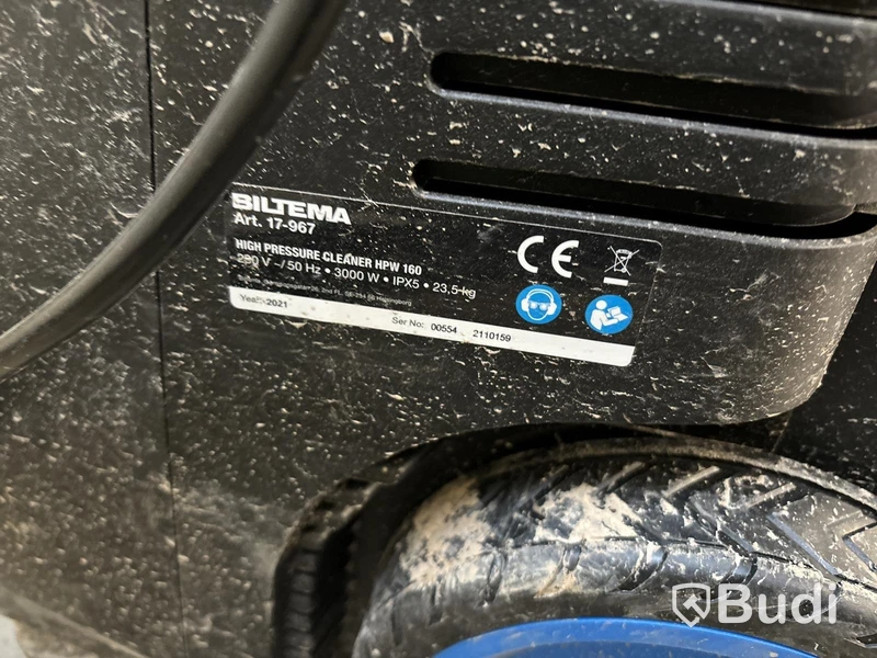 Högtryckstvätt HPV 160, 3000 W