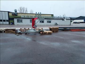 Belysningsmast FeRex Conlight 12m med ledbelysning