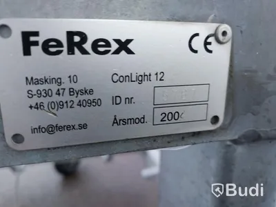 Belysningsmast FeRex Conlight 12m med ledbelysning