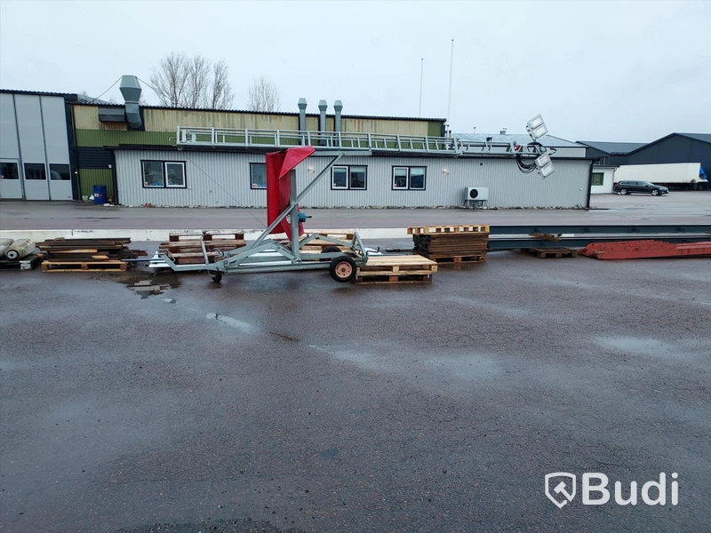 Belysningsmast FeRex Conlight 12m med ledbelysning