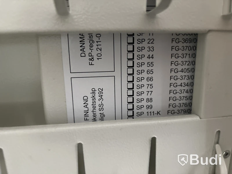 Värdeskåp Scandinavian Safe SP-65-KEYE - pinkod saknas