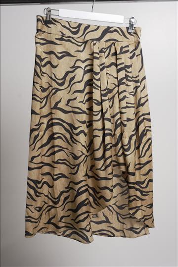 Kjol - Scotch & Soda, Printed midi wrap, Mönstrad, Strl. M, Dam. Ny.