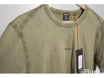T-shirt - Hugo Boss, Tokks SS22, grön, Strl. S, Herr. Ny.