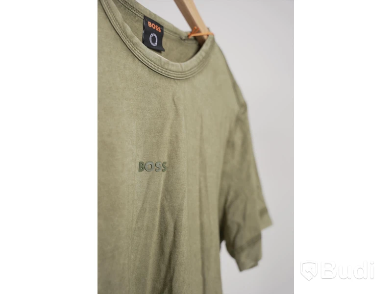 T-shirt - Hugo Boss, Tokks SS22, grön, Strl. S, Herr. Ny.
