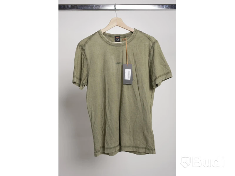 T-shirt - Hugo Boss, Tokks SS22, grön, Strl. S, Herr. Ny.