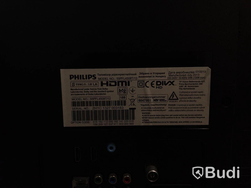 TV Philips 55PFL4508T/12