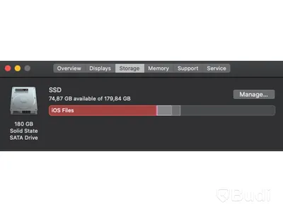 Mac mini - Late 2012, 8 GB RAM, 180 GB SSSD.