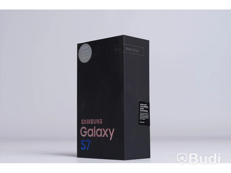 Mobil - Samsung Galaxy S7, Black Onyx, 32GB. Ny, Obruten förpackning.