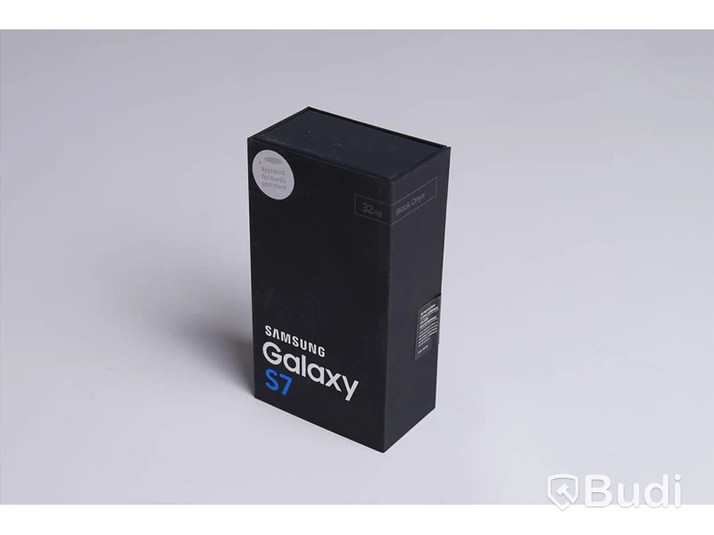 Mobil - Samsung Galaxy S7, Black Onyx, 32GB. Ny, Obruten förpackning.
