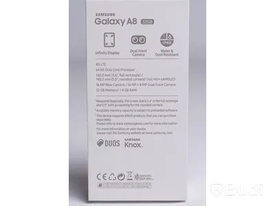 Mobil - Samsung Galaxy A8, Black, 32GB. Ny, Obruten förpackning.