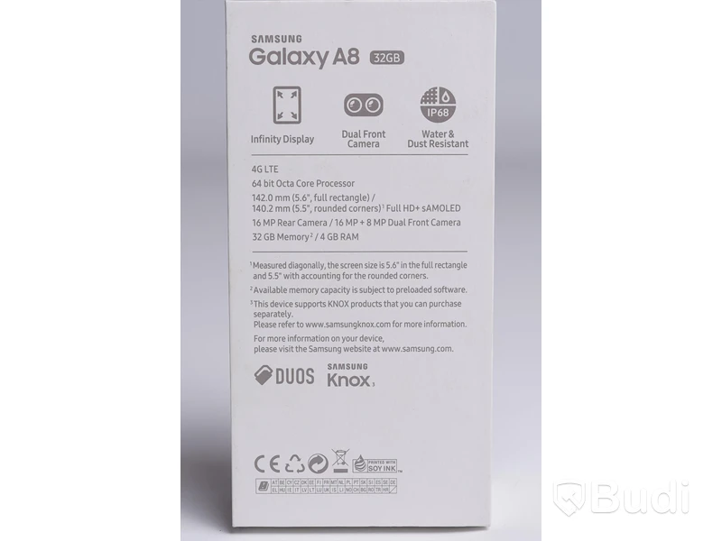 Mobil - Samsung Galaxy A8, Black, 32GB. Ny, Obruten förpackning.