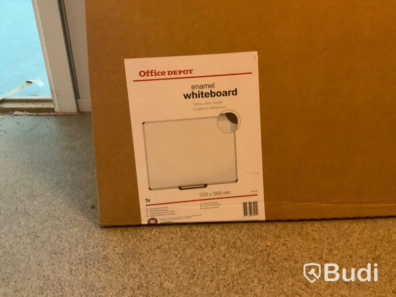 Whiteboard ny inplastad i kartong 1200x1800