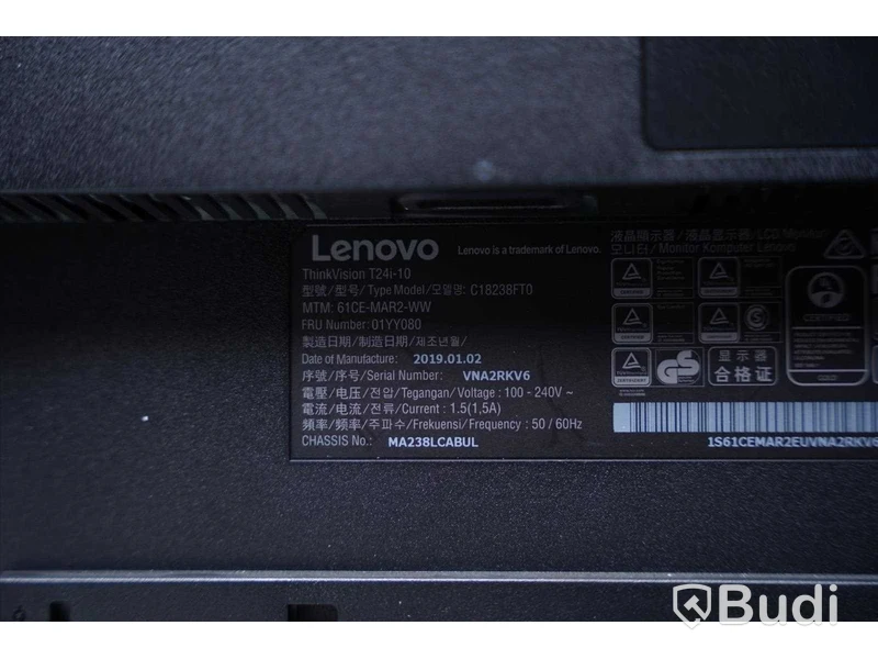 Datorskärmar 2st - Lenovo ThinkVision T24i-10.