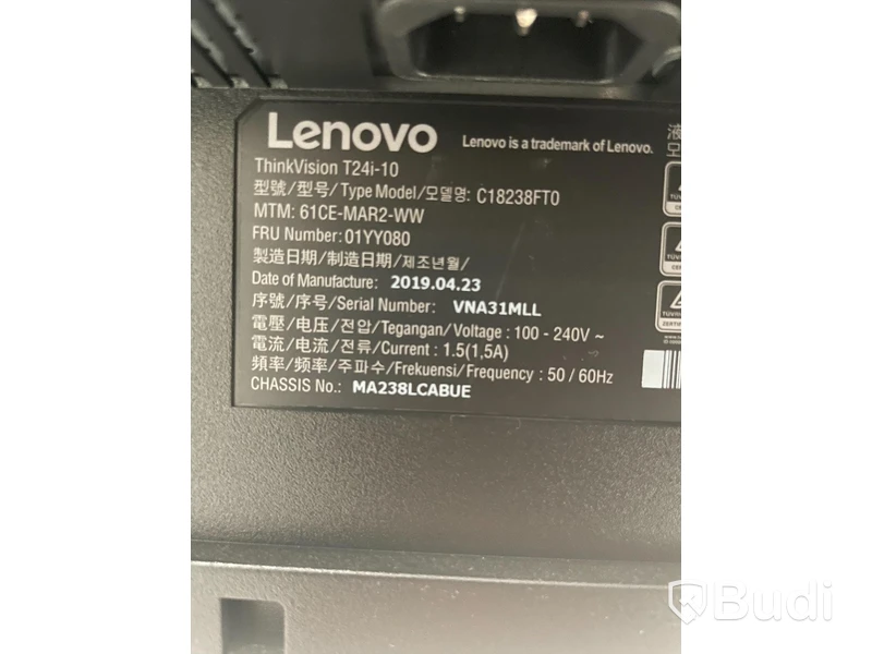 Datorskärmar 2st Lenovo Thinkvision 24”