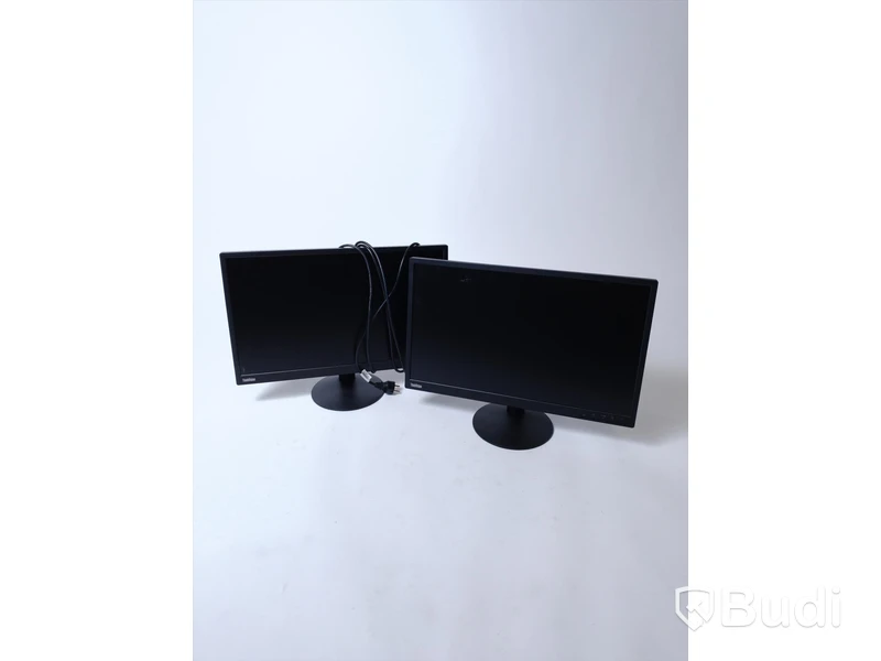 2 st Lenovo ThinkVision E24-10, 24” datorskärmar