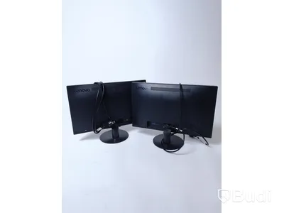 2 st Lenovo T2224dA, 21,5” datorskärmar