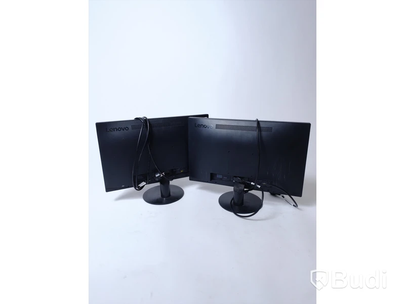 2 st Lenovo T2224dA, 21,5” datorskärmar