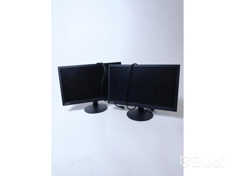 2 st Lenovo T2224dA, 21,5” datorskärmar