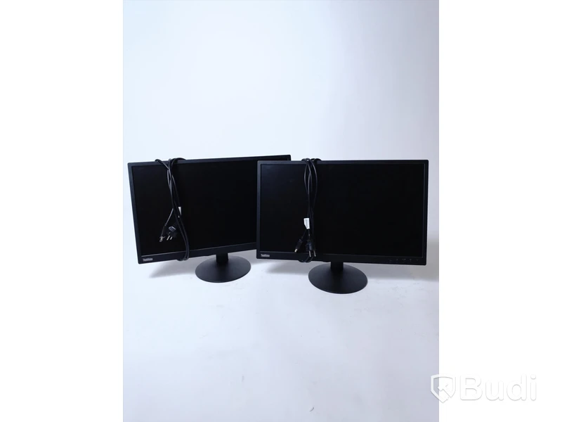 2 st Lenovo ThinkVision E24-10, 24” datorskärmar