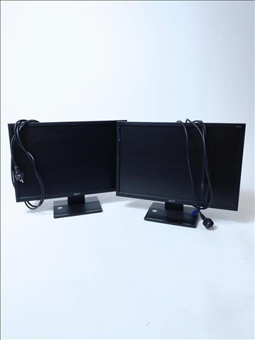 2 st Acer V223W EObd, 22” datorskärmar