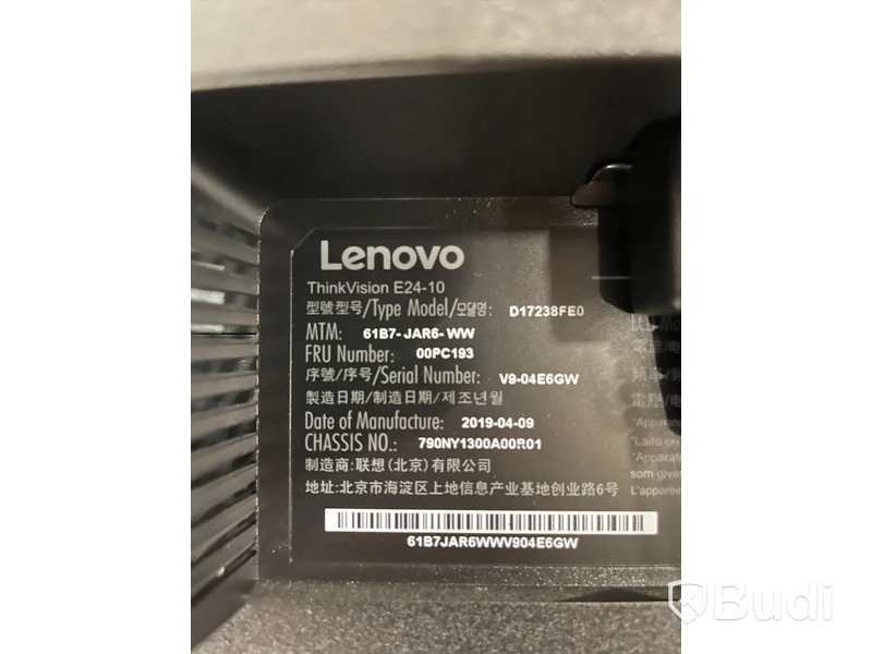 Datorskärmar 2st Lenovo Thinkvision E24-10