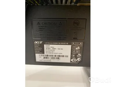 2 st Acer datorskärmar: V193 19” + V223W 22”